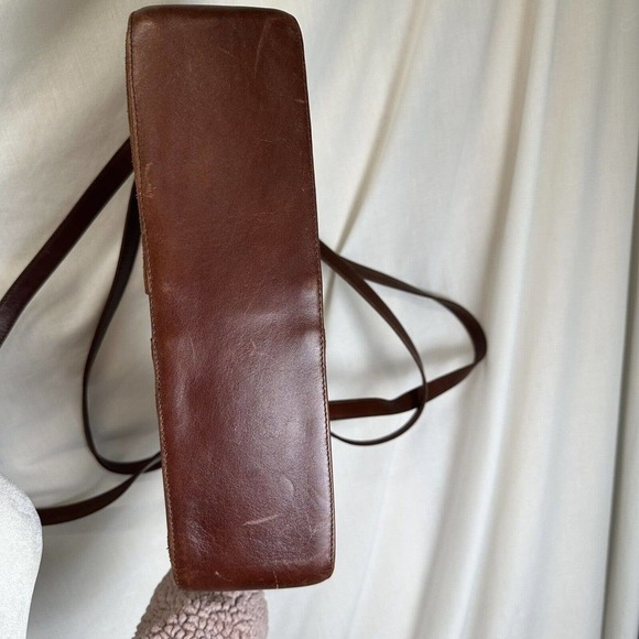 Alexis David Brown Boho Corduroy Suede Handbag Purse Small Y2K Grunge Shoulder B - Picture 7 of 14